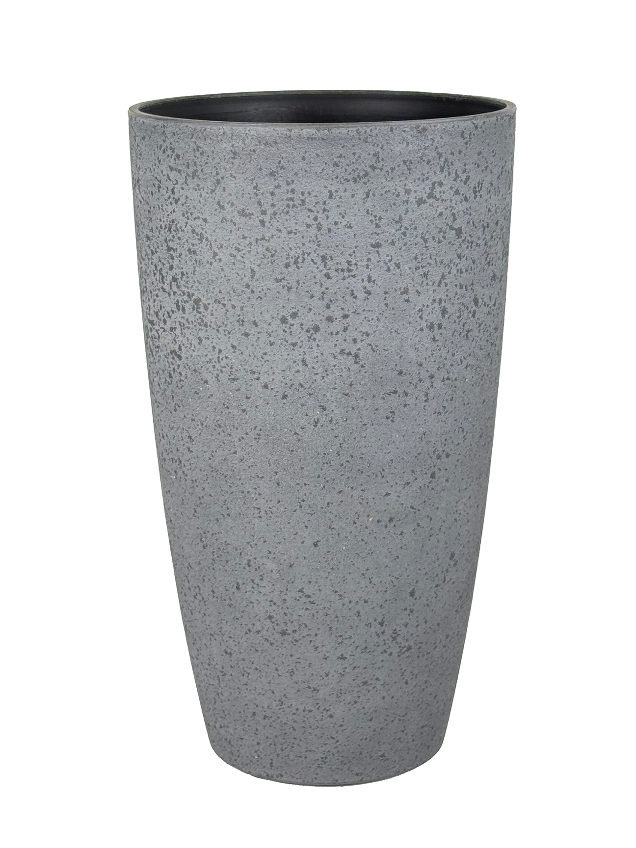 A high-angle view of the Big Round Marble Planter, showcasing its sleek marbled finish and stylish, round design. The eco-friendly PP material offers durability and lightweight mobility, making it perfect for both indoor and outdoor spaces.