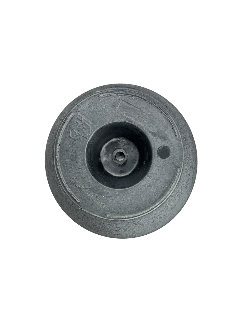 Top-down view of the Big Round Marble Planter, highlighting its spacious interior and elegant marbled finish. This planter adds modern elegance to any environment, enhancing the aesthetic of gardens, patios, or interior spaces.