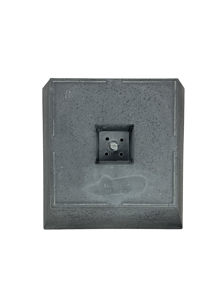 Top-down view of the marbled finish eco-friendly PP planter. The elegant finish highlights its chic, modern design, while the spacious interior accommodates a variety of plants. Perfect for easy mobility and long-lasting use in any decor.